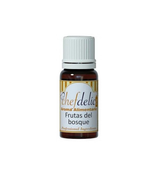 Aroma frutas del bosque 10ml - CHEFDELICE (PRONTA CADUCIDAD: 21/03/2025)