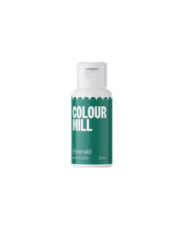 Colorante liposoluble en gel verde esmeralda 20ml - COLOUR MILL