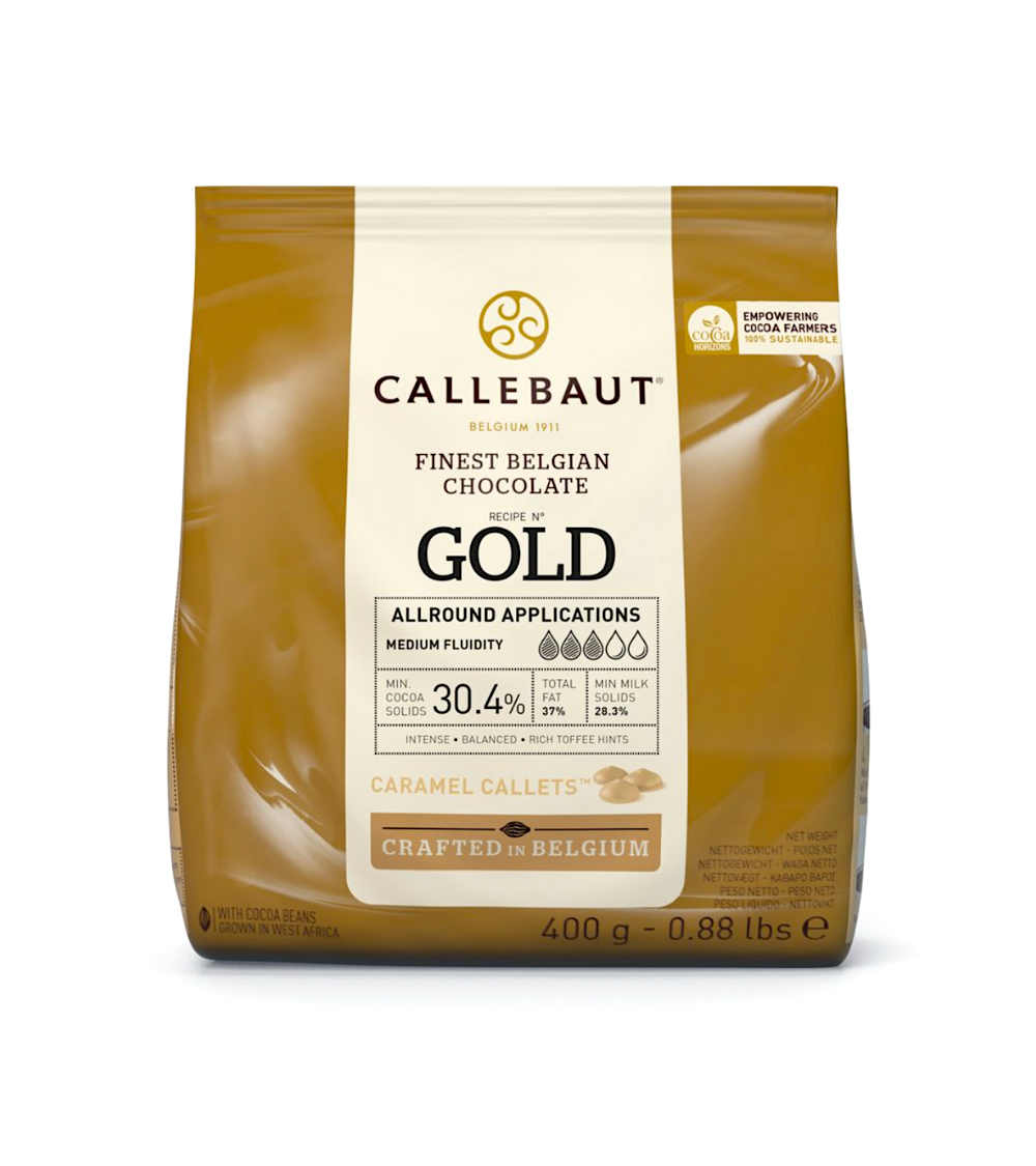 Chocolate caramelizado Gold en callets 400gr - CALLEBAUT (PRONTA CADUCIDAD: 30/11/2024)