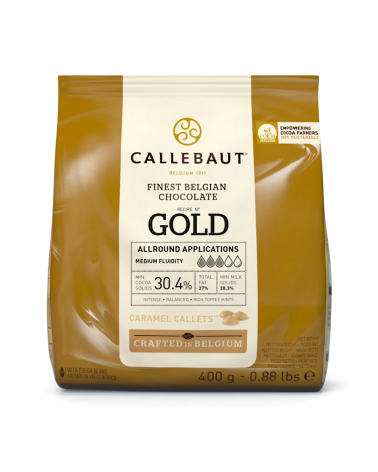 Chocolate caramelizado Gold en callets 400gr - CALLEBAUT (PRONTA CADUCIDAD: 30/11/2024)