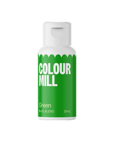 Colorante liposoluble en gel verde 20ml - COLOUR MILL