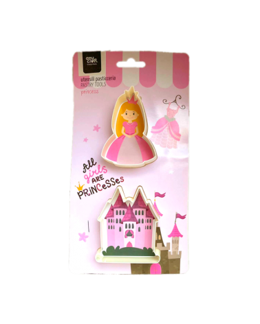 Set cortadores princesa y castillo 2u - AZUCREN