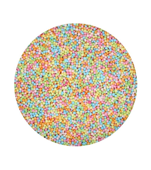 Nonpareils o mini perlas mix colores pastel 80gr - FUNCAKES