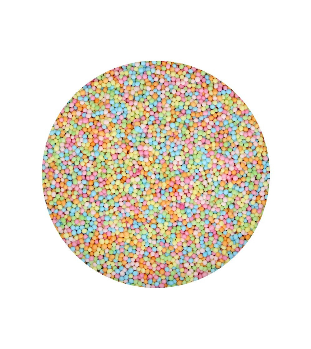 Nonpareils o mini perlas mix colores pastel 80gr - FUNCAKES