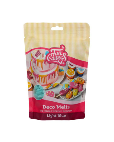 Deco melts color azul claro 250gr - FUNCAKES (PRONTA CADUCIDAD: 31/10/2024)