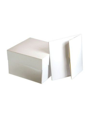 Caja para tarta blanca 22cm