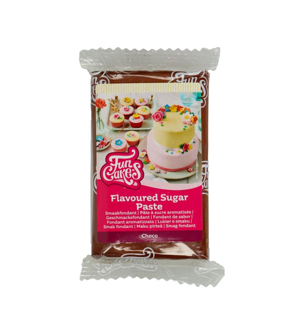 Fondant marrón sabor chocolate 250gr - FUNCAKES (PRONTA CADUCIDAD: 21/01/2025)