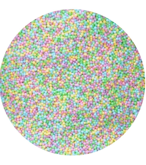 Nonpareils o mini perlas mix pastel 90gr - AZUCREN